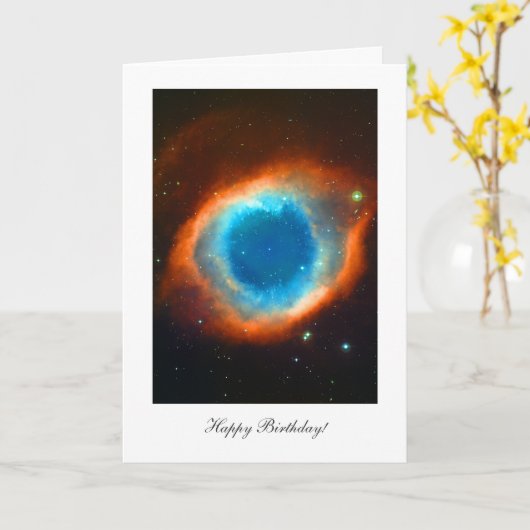 De Nevel van de schroef - Gelukkige Verjaardag Kaart (Gele Bloem)