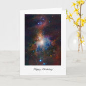 De Nevel van Orion - Gelukkige Verjaardag Kaart (Gele Bloem)