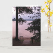 De nevelige Roze Bijbel Verse2 van de Kaart w van (Gele Bloem)