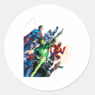 De New 52 Cover 1 3e afdruk _1 Ronde Sticker