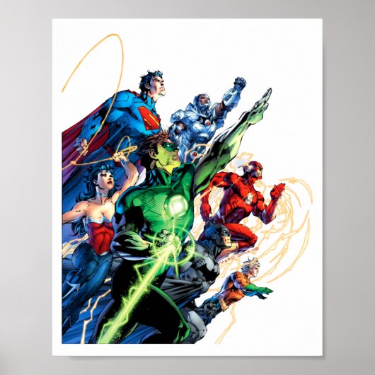 De New 52 Cover 1 3e druk Poster (Voorkant)
