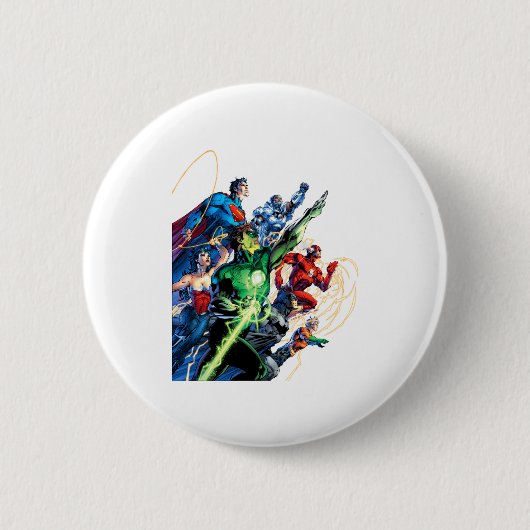 De New 52 Cover 1 3e druk Ronde Button 5,7 Cm (Voorkant)
