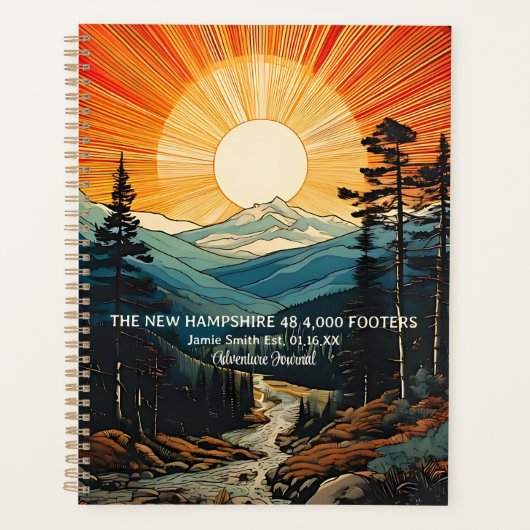 De New Hampshire 48 4.000 voet, NH48 bergen Planner (Voorkant)