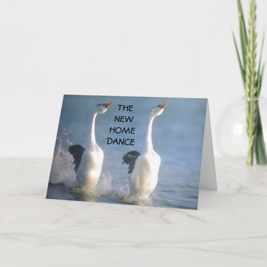 DE 'NEW HOME'-DANKZIJ VOOR U KAART (Voorkant)