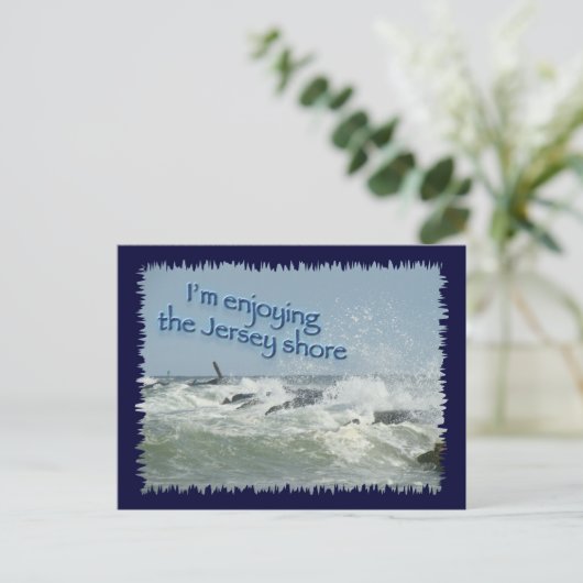 De New Jersey Shore Briefkaart (Staand voorkant)