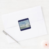 De New Jersey Shore Vierkante Sticker (Envelop)