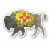 De New Mexico Heilige Buffel Sticker (Voorkant)