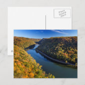 De New River Gorge bij Hawks Nest State Park Briefkaart (Voorkant / Achterkant)