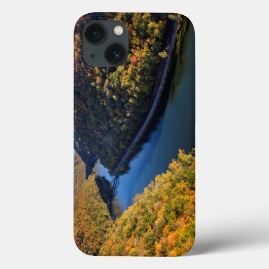 De New River Gorge bij Hawks Nest State Park Case-Mate iPhone Case (Achterkant)