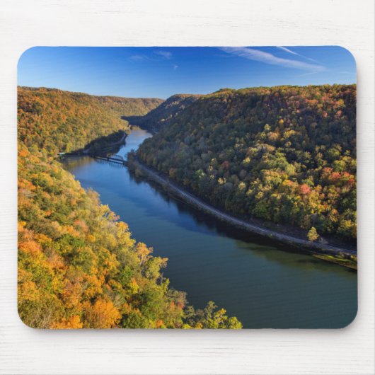 De New River Gorge bij Hawks Nest State Park Muismat (Voorkant)