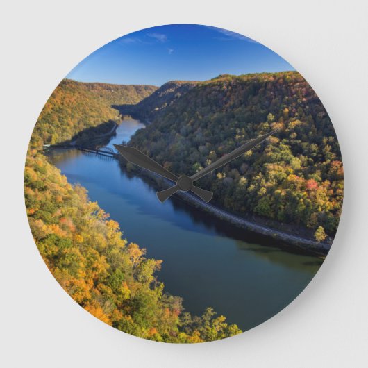 De New River Gorge in Hawks Nest State Park Grote Klok (Voorkant)