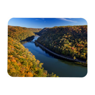 De New River Gorge in Hawks Nest State Park Magneet