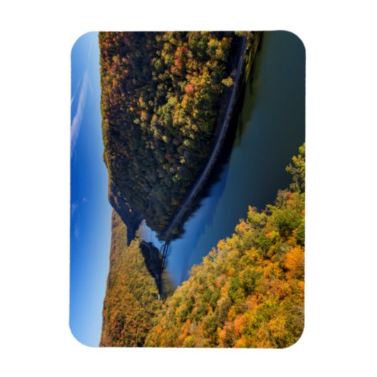 De New River Gorge in Hawks Nest State Park Magneet (Verticaal)