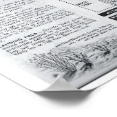 De New Town of Ocotillo Wells - Brochure van 1960 Poster (Hoek)