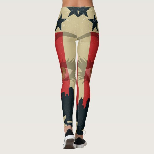 De New York BRONX Leggings (Achterkant)