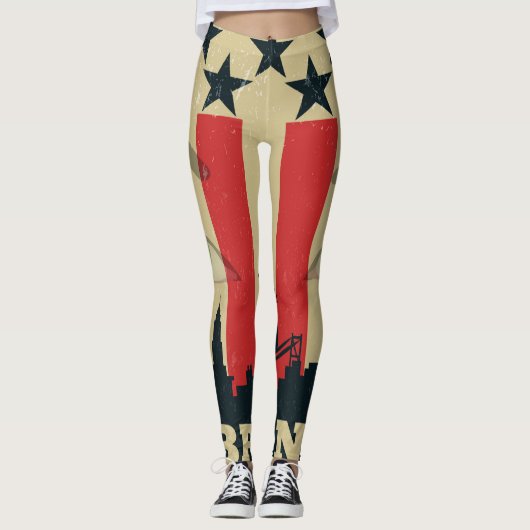 De New York BRONX Leggings (Voorkant)