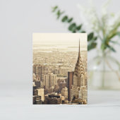 De New York City Skyline en het Chrysler-gebouw Briefkaart (Staand voorkant)