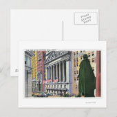 De New York Stock Exchange Bldg Briefkaart (Voorkant / Achterkant)