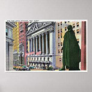 De New York Stock Exchange Bldg Poster