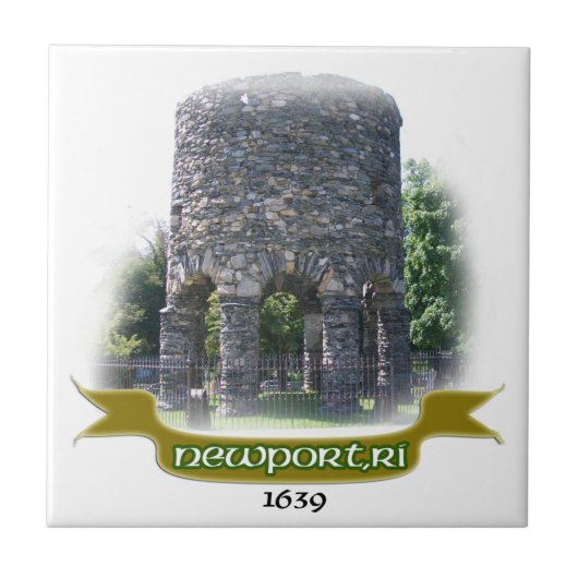 de newport toren tegeltje (Voorkant)