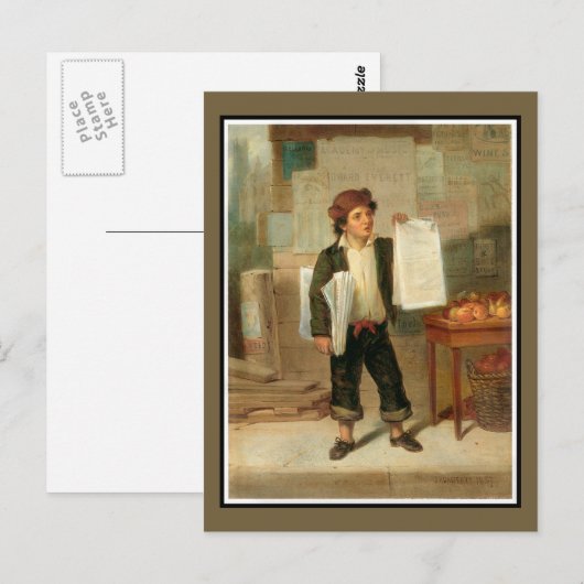 De Newsboy Briefkaart (Voorkant / Achterkant)