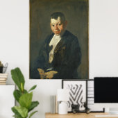De Newsboy van George Bellows Poster (Thuiskantoor)
