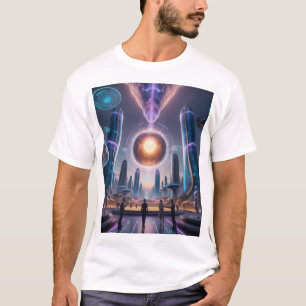 De nexus van innovatie: een visionaire toekomst t-shirt