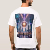 De nexus van innovatie: een visionaire toekomst t-shirt (Achterkant)