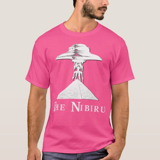 De Nibiru Planeet X Alien Ufo Piramide T-shirt (Voorkant)