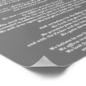 De Nicene Creed Poster (Hoek)