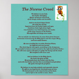 De Nicene Creed Poster