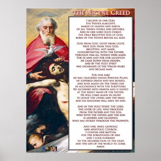 De Nicene Creed Poster (Voorkant)