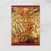 De Nicene Creed - Prayer Card (flat) Visitekaartje (Voorkant)