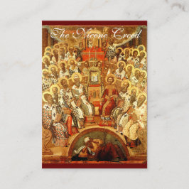 De Nicene Creed - Prayer Card (flat) Visitekaartje