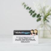 De Niche Blogger kaarten Visitekaartje (Staand voorkant)