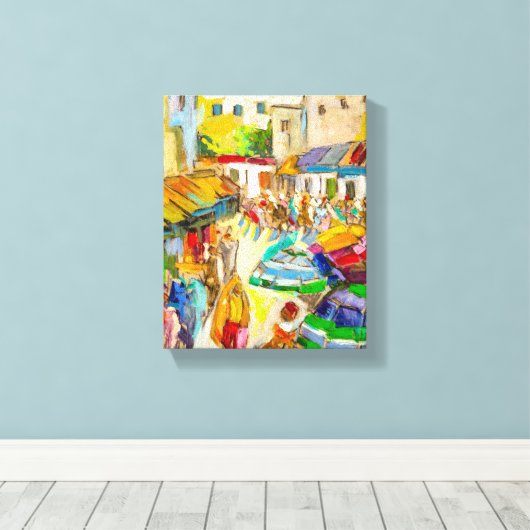 De Niche Canvas Afdruk (Insitu (Houten vloer))