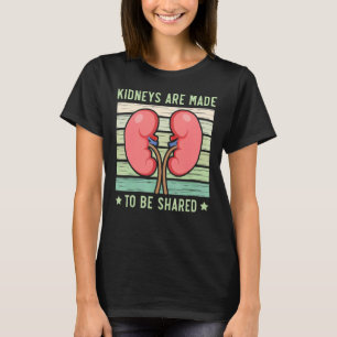 De nier wordt gemaakt om te worden gedeeld orgaand t-shirt