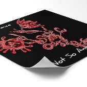 De niet zo angry Demos Hoesje Art Poster (Hoek)