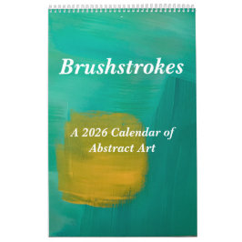 De Nieuwe 2026 Brushstrokes Enkele Pagina Kalender