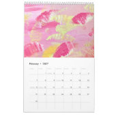 De Nieuwe 2026 Brushstrokes Single Page Agenda Kalender (Feb 2027)