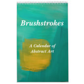 De Nieuwe 2026 Brushstrokes Single Page Agenda Kalender (Hoes)