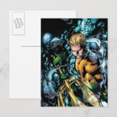 De nieuwe 52 - Aquaman #1 Briefkaart (Voorkant / Achterkant)