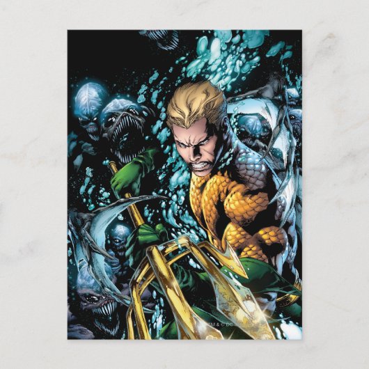 De nieuwe 52 - Aquaman #1 Briefkaart (Voorkant)