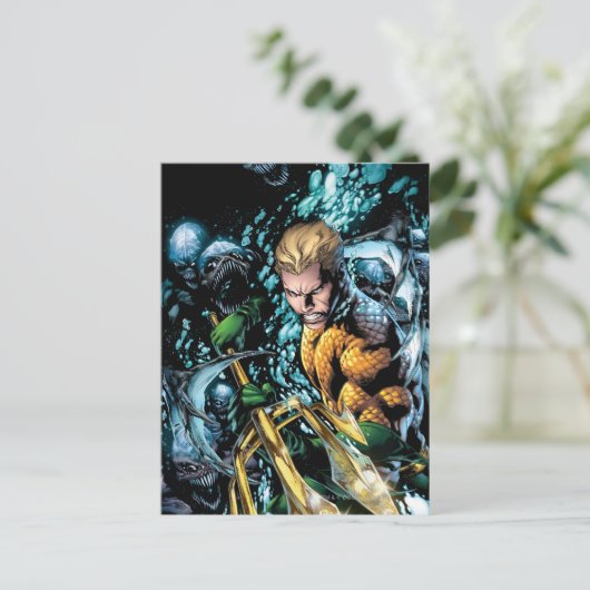 De nieuwe 52 - Aquaman #1 Briefkaart (Staand voorkant)