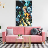 De nieuwe 52 - Aquaman #1 Canvas Afdruk (Insitu (Woonkamer))
