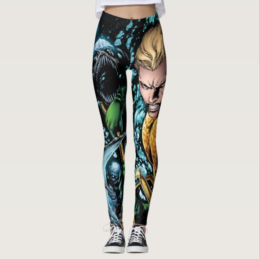 De nieuwe 52 - Aquaman #1 Leggings (Voorkant)