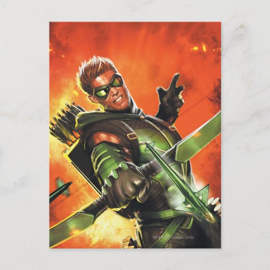 De nieuwe 52 - de groene pijl #1 briefkaart (Voorkant)