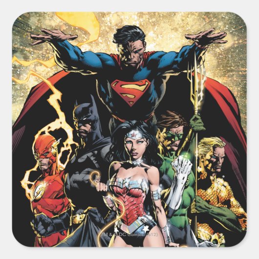 De nieuwe 52 Hoesje #1 Afvinkvariant Vierkante Sticker (Voorkant)