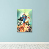 De nieuwe 52 Hoesje #3 Capullo variant Canvas Afdruk (Insitu (Houten vloer))