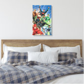 De nieuwe 52 - Justice League #1 Canvas Afdruk (Insitu (Slaapkamer))